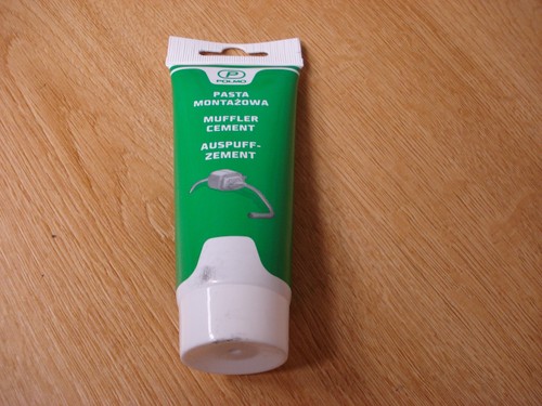 Auspuff zement reparaturmasse - auspuff,